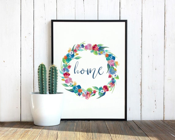 Printable Wall Art Home Wall Art Wall Decor Watercolor | Etsy