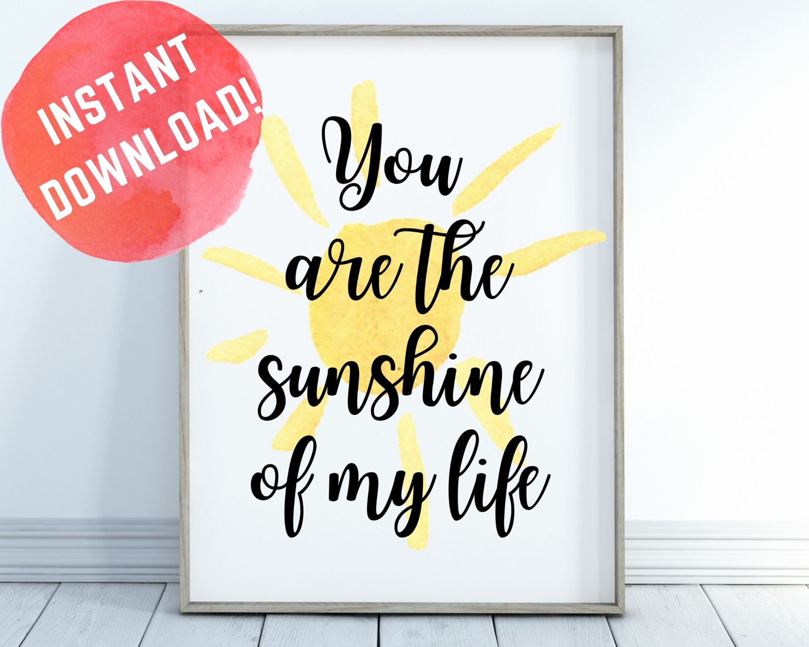 You Are The Sunshine Of My Life With Lyrics www.etsy.com
