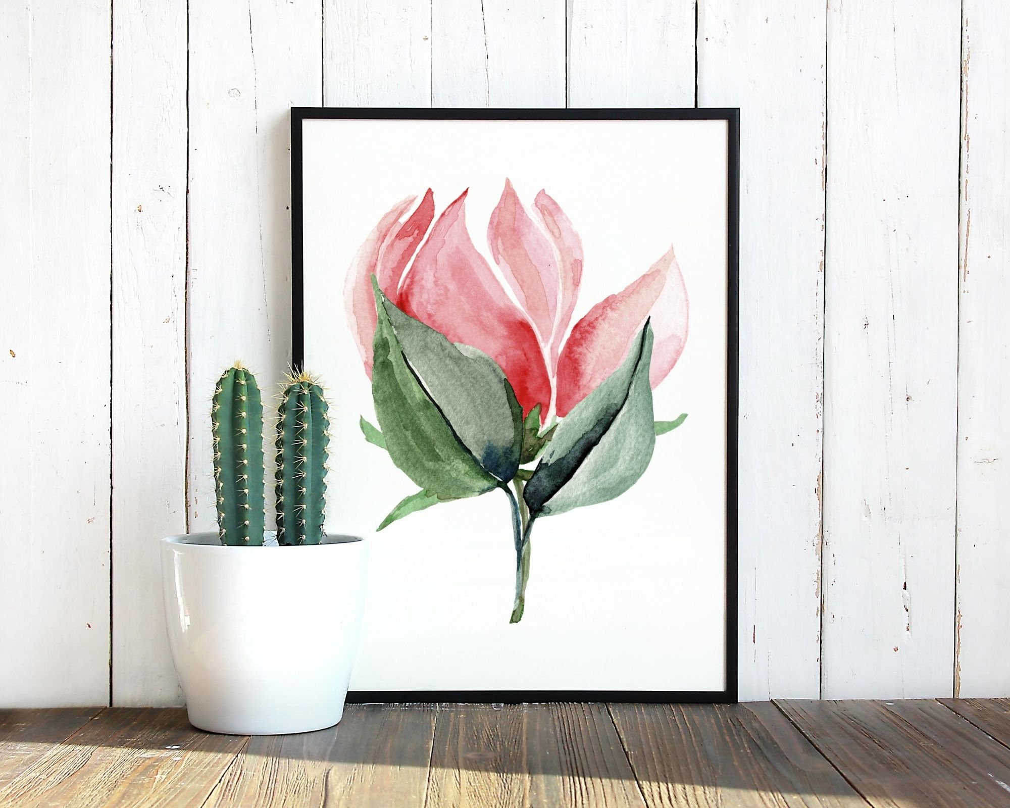 Pink Rose Wall Art Blush Pink Wall Art Bedroom Wall Art - Etsy