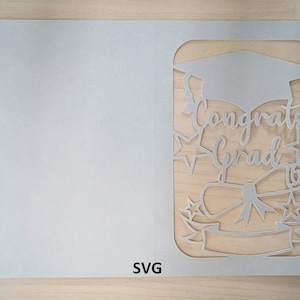 Personalized Graduation Card, SVG Cut File - Etsy