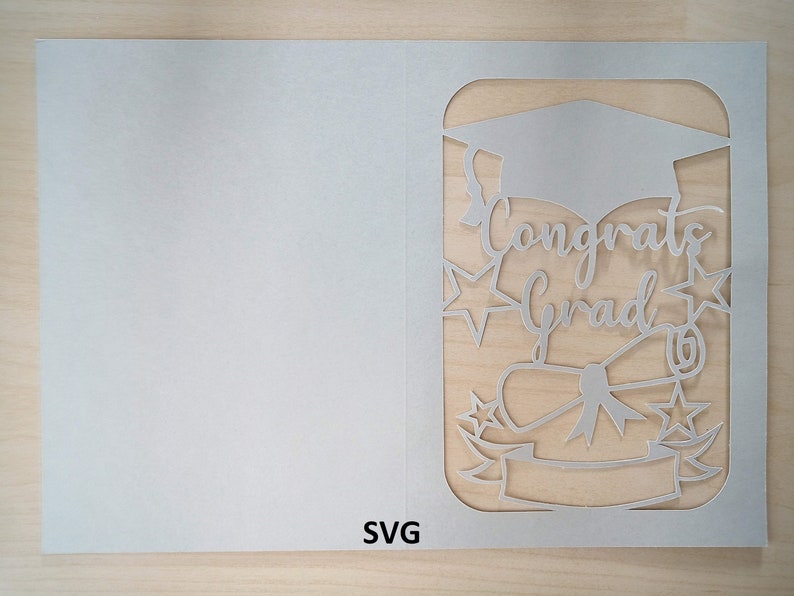 Personalized Graduation Card SVG Cut File - Etsy