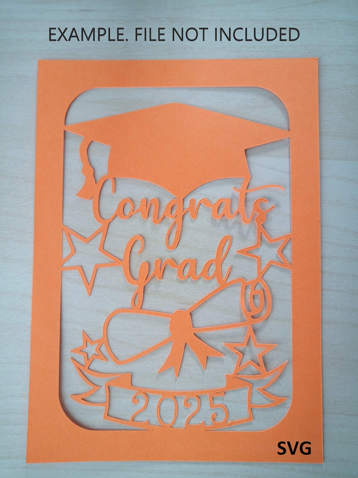 Personalized Graduation Card SVG Cut File - Etsy