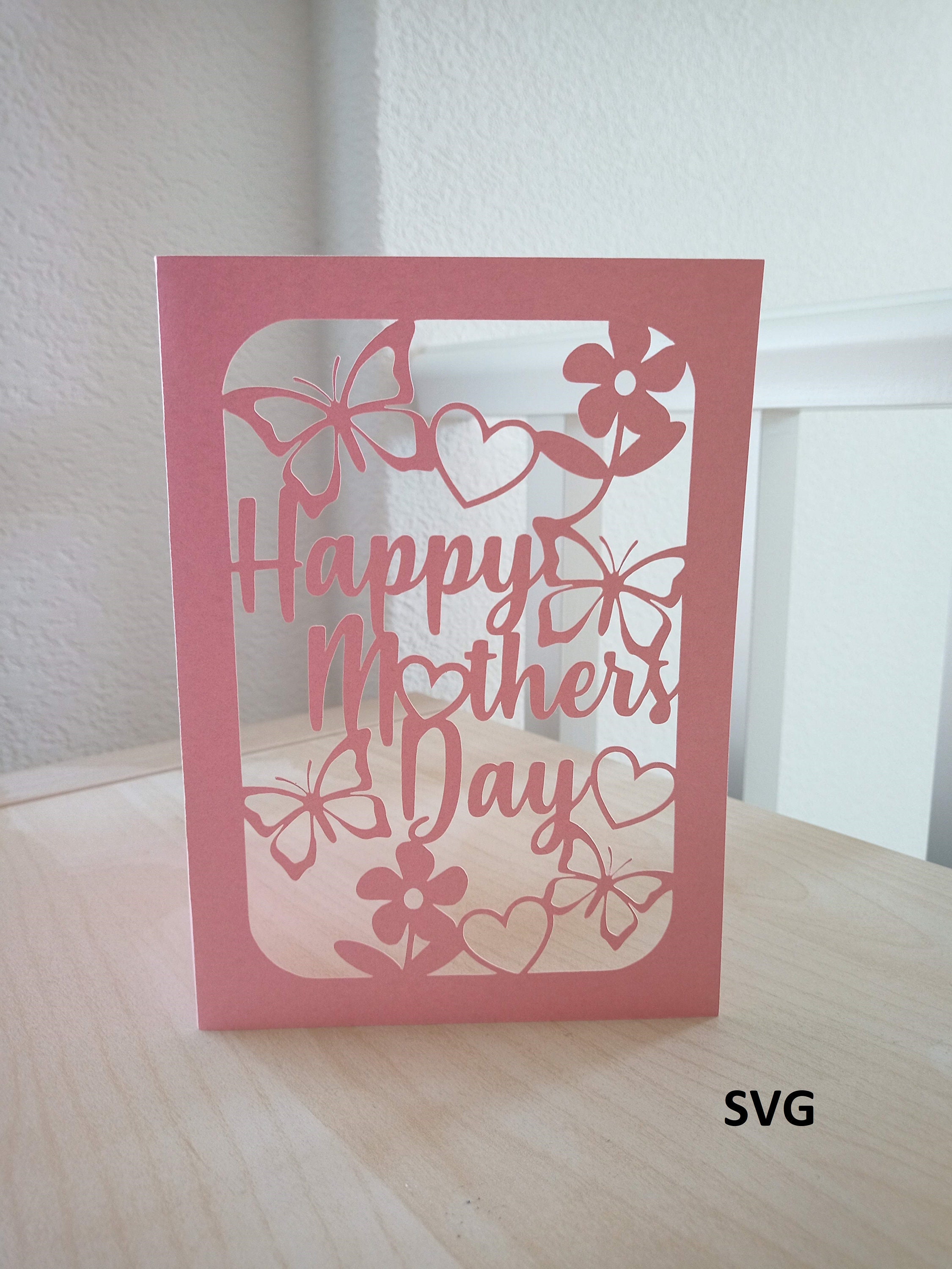 Download Svg Cut File Mother S Day Card Etsy