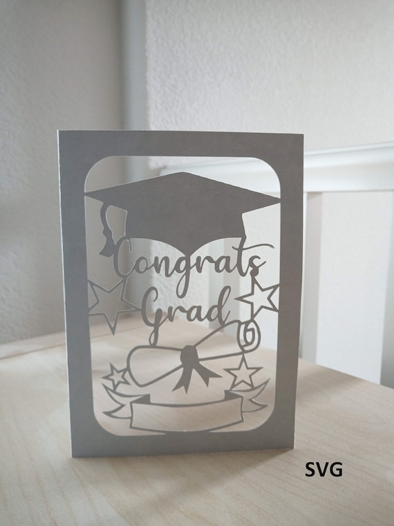 Personalized Graduation Card, SVG Cut File