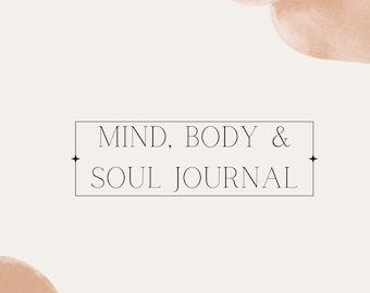 Blush Mind, Body & Soul Journal, Digital Download, 21 Pages