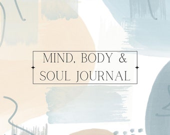 Blue Mind, Body & Soul Journal, Digital Download, 21 Pages