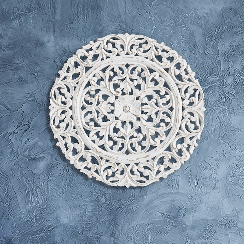 White Distressed Farmhouse Wall Decor - Etsy