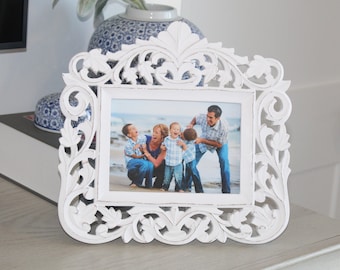 Hand Carved Ornate Wooden Picture Frame