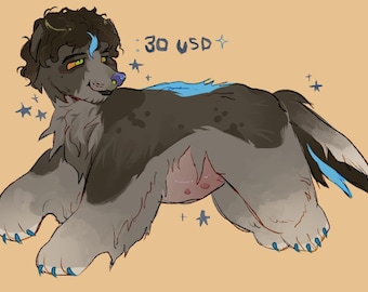 Canine furry dog adopt