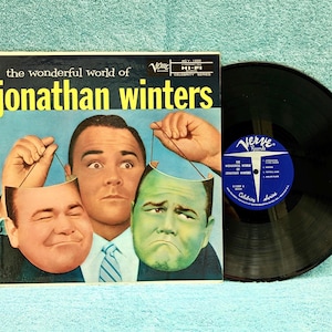 Jonathan Winters Comedy Vinyl LP, 1964 Verve Records