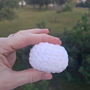 Padrão de pelúcia de marshmallow de crochê