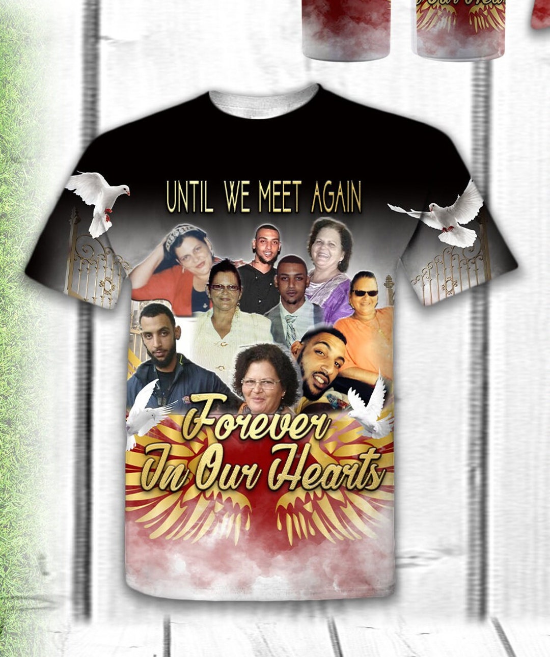 Memorial Tshirt Funeral Tshirt Rest in Peace Tshirt RIP Shirt RIP Tshirt Memorial Items