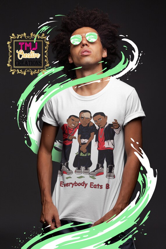 Paid in Full T-shirt Black Male T-shirt 
