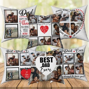 Almohada del Día del Padre, Mejor almohada de papá, Almohada personalizada del Día del Padre, Almohada de papá, Regalo del abuelo, Ideas de regalos, Ideas de regalos del Día del Padre,