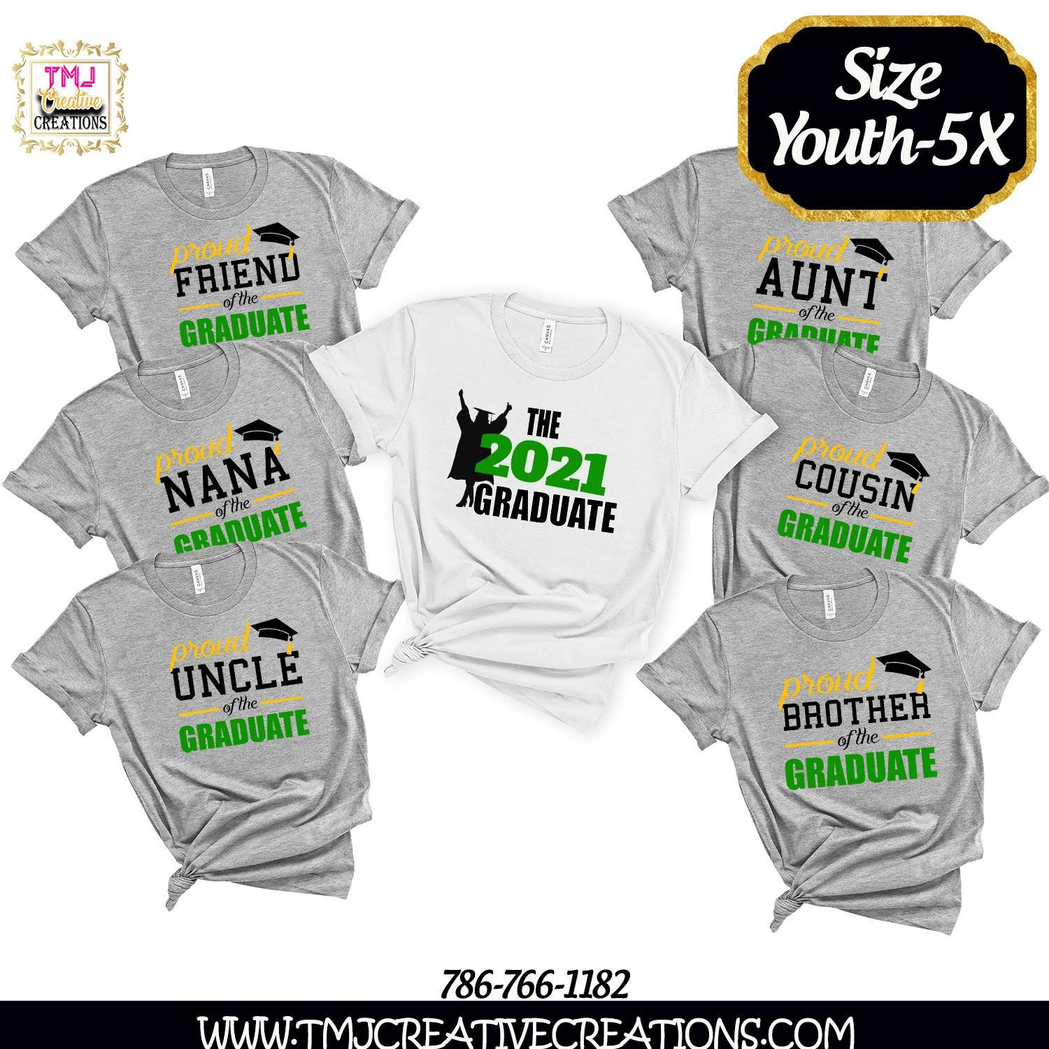 FAMILY GRADUATION SHIRTS Graduation TShirts Graduate TShirt Etsy