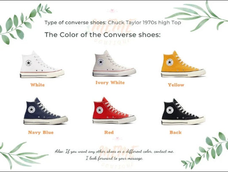 Custom Painted The Album Shoes Chuck Taylor All Star 1970s Personalized Printed Shoes High Top Canvas Design Mother's Day Gifts For Her image 7