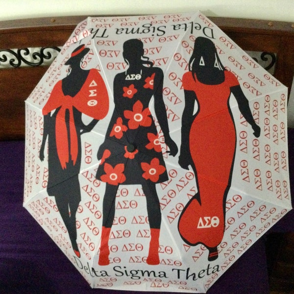 Delta Sigma Theta Fashionistas Folding Umbrella