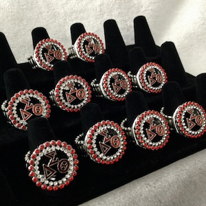 Delta Sigma Theta Stretchy Rings for Ring Sizes 10 and 11