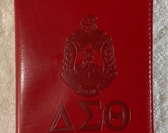 Delta Sigma Theta Red Passport Cover
