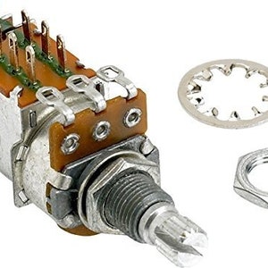 Fender 250K Push/Pull Delad Axelpotentiometer