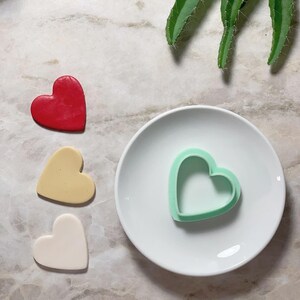 Heart Clay Cutter, Polymer Clay Tool, Heart No.02, for Polymer Clay Earrings, Pottery and more!