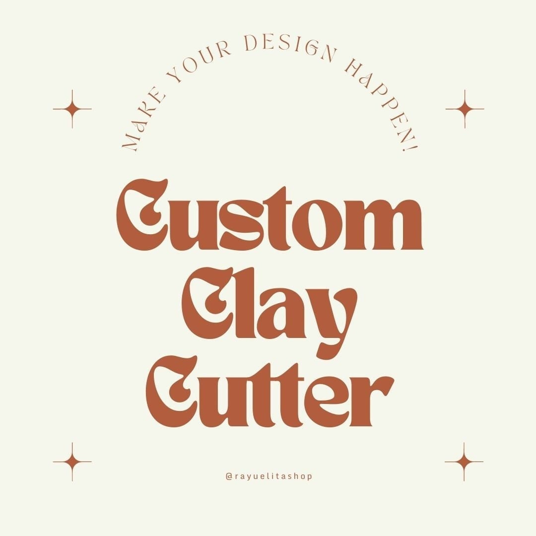 Custom Polymer Clay Cutter Design 3D Polymer Clay Cutter Clay