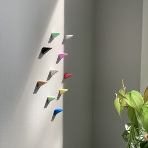 Miniature Wall Shelves Pack of 5, Floating Shelves, Multi Color Options, Tiny & Cute Decor, Dollhouse Decoration, Whimsical Accents, Diorama