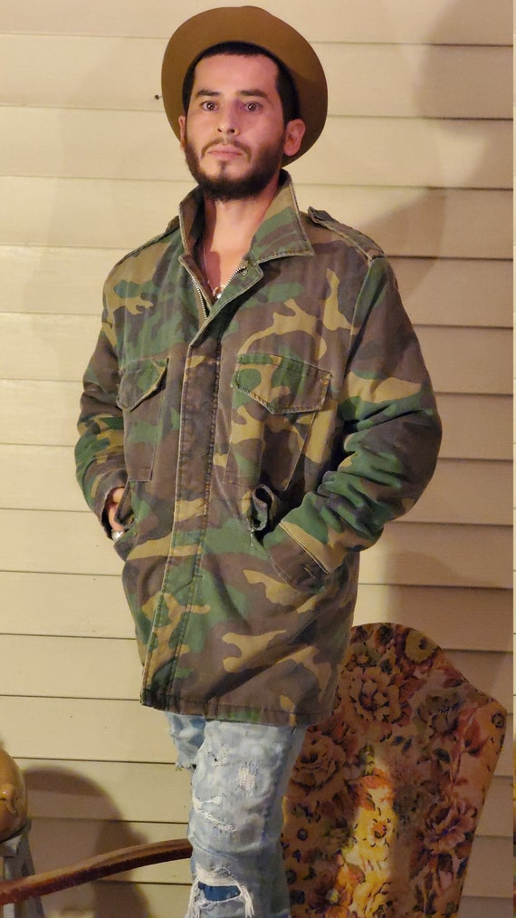 Vintage camouflage jacket