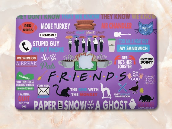 Friends Tv Series Creative Skin For Macbook Vinyl Skin Apple Etsy