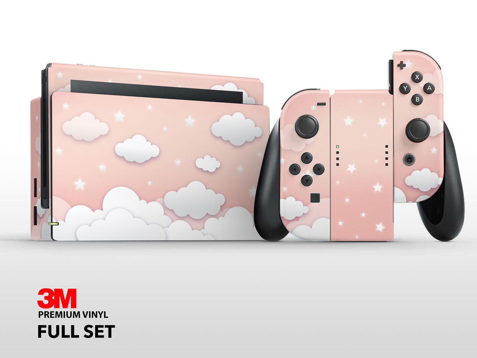 Pink Clouds Nintendo Switch Skin Premium 3M Vinyl Etsy UK