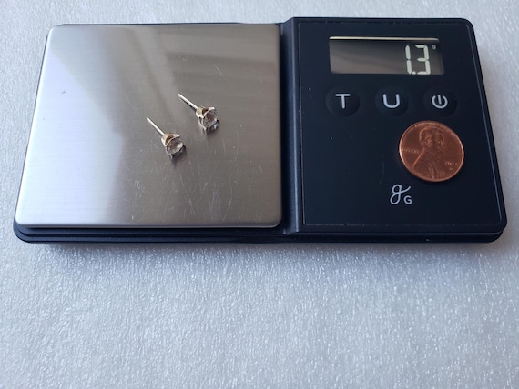 Vintage Statement Solid 14k Solid Yellow Gold wit… - image 11