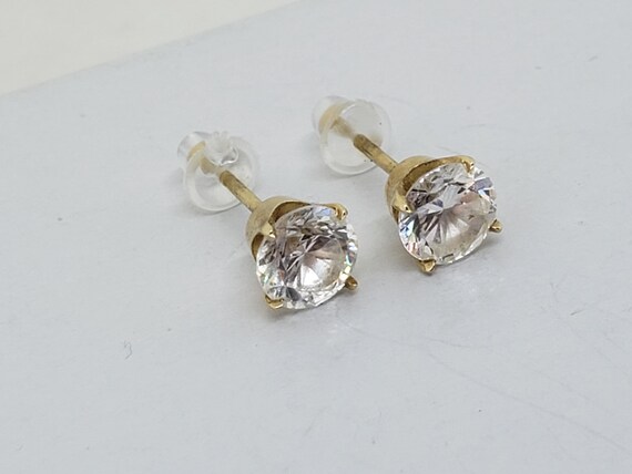 Vintage Statement Solid 14k Solid Yellow Gold wit… - image 3