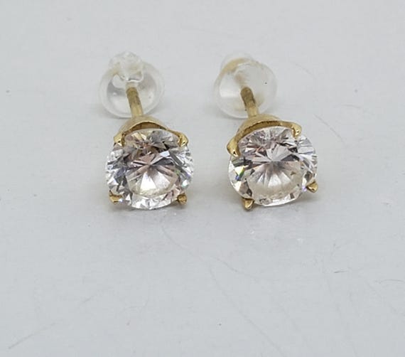 Vintage Statement Solid 14k Solid Yellow Gold wit… - image 1