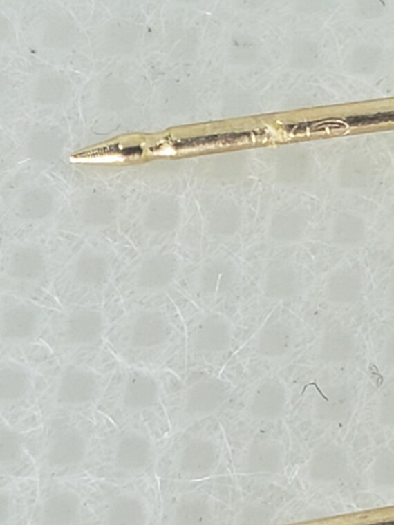 Vintage Statement Solid 14k Solid Yellow Gold wit… - image 16