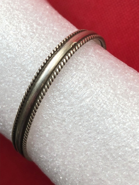 Vintage Cuff Bracelet by NAVAJO Designer Nora Bil… - image 4