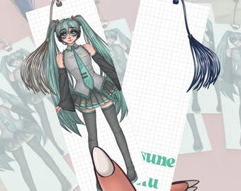Hatsune Miku - Vocaloid - Lesezeichen