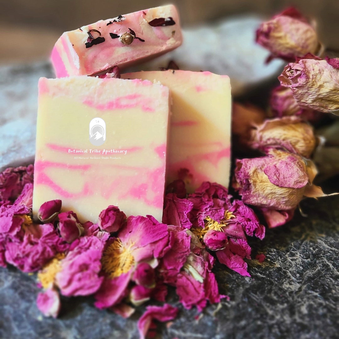 Rose Garden Vegan Soap Bar Etsy