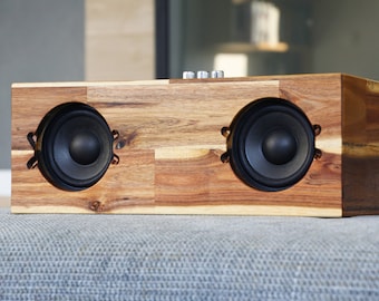 Bluetooth speaker, wooden Bluetooth speaker, wooden Bluetooth speaker, music, home theater, karaoke