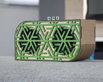 Bluetooth speaker, wooden Bluetooth speaker, Wooden Bluetooth speaker, laser cutting, laser engraving, music, wood, gift