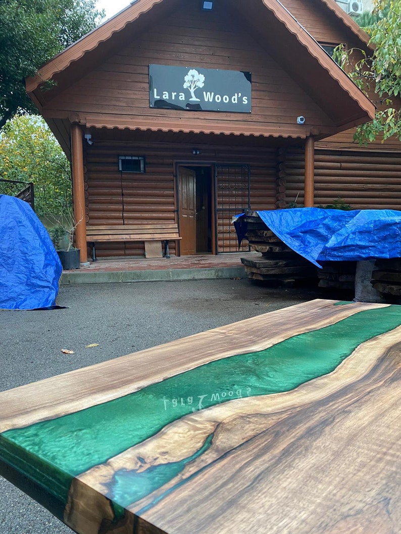 Live Edge Epoxy Mantle Custom 40 X 20 Walnut Wood Etsy