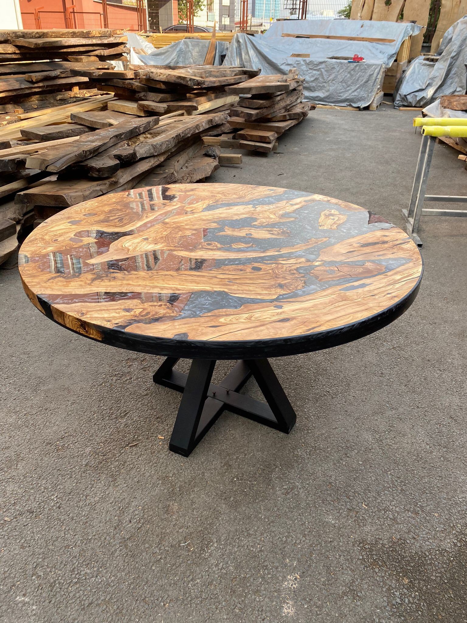 Olive Wood Epoxy Table Olive Wood Coffee Table Custom 50 Etsy