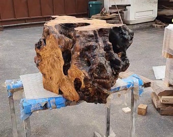 Epoxy Coffee Table, Custom Wood Coffee Table Base Order for VN