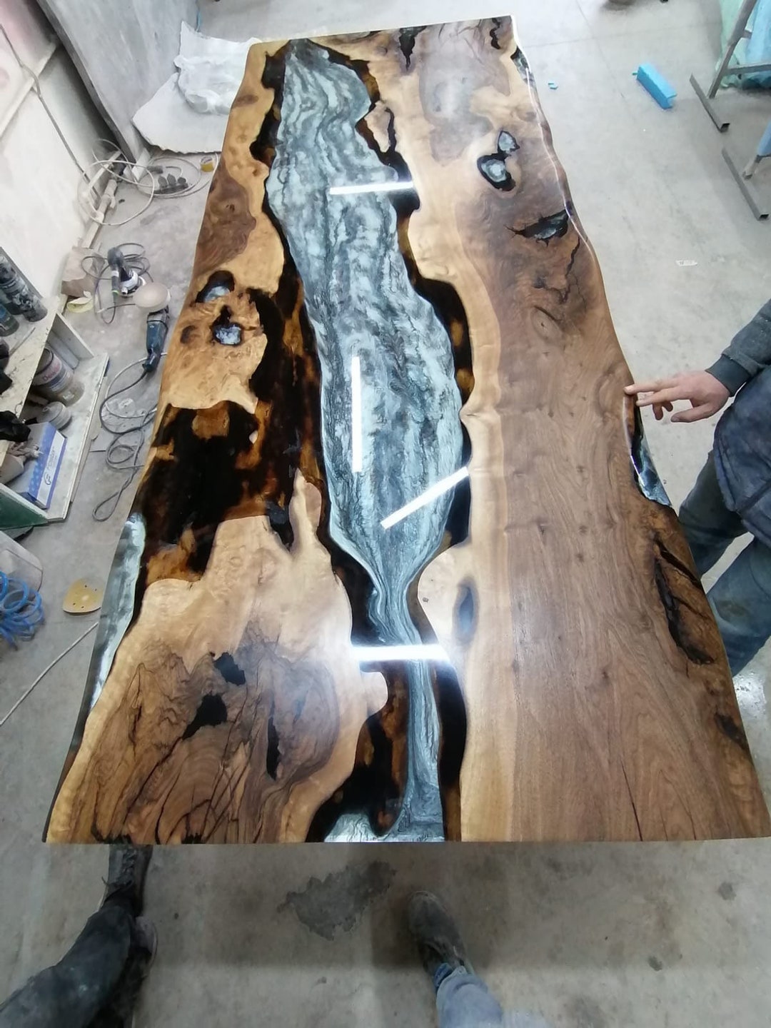 Epoxy Marble Table Epoxy Dining Table Epoxy Resin Table - Etsy