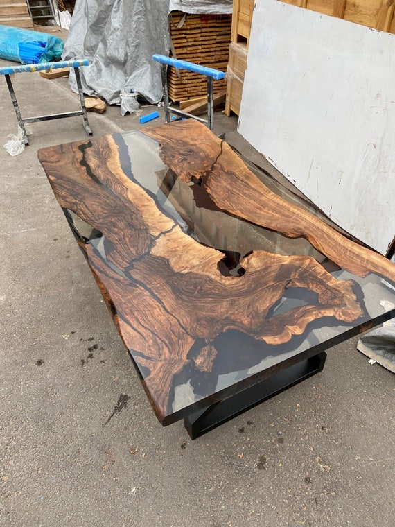 m2205 large tray river table resin