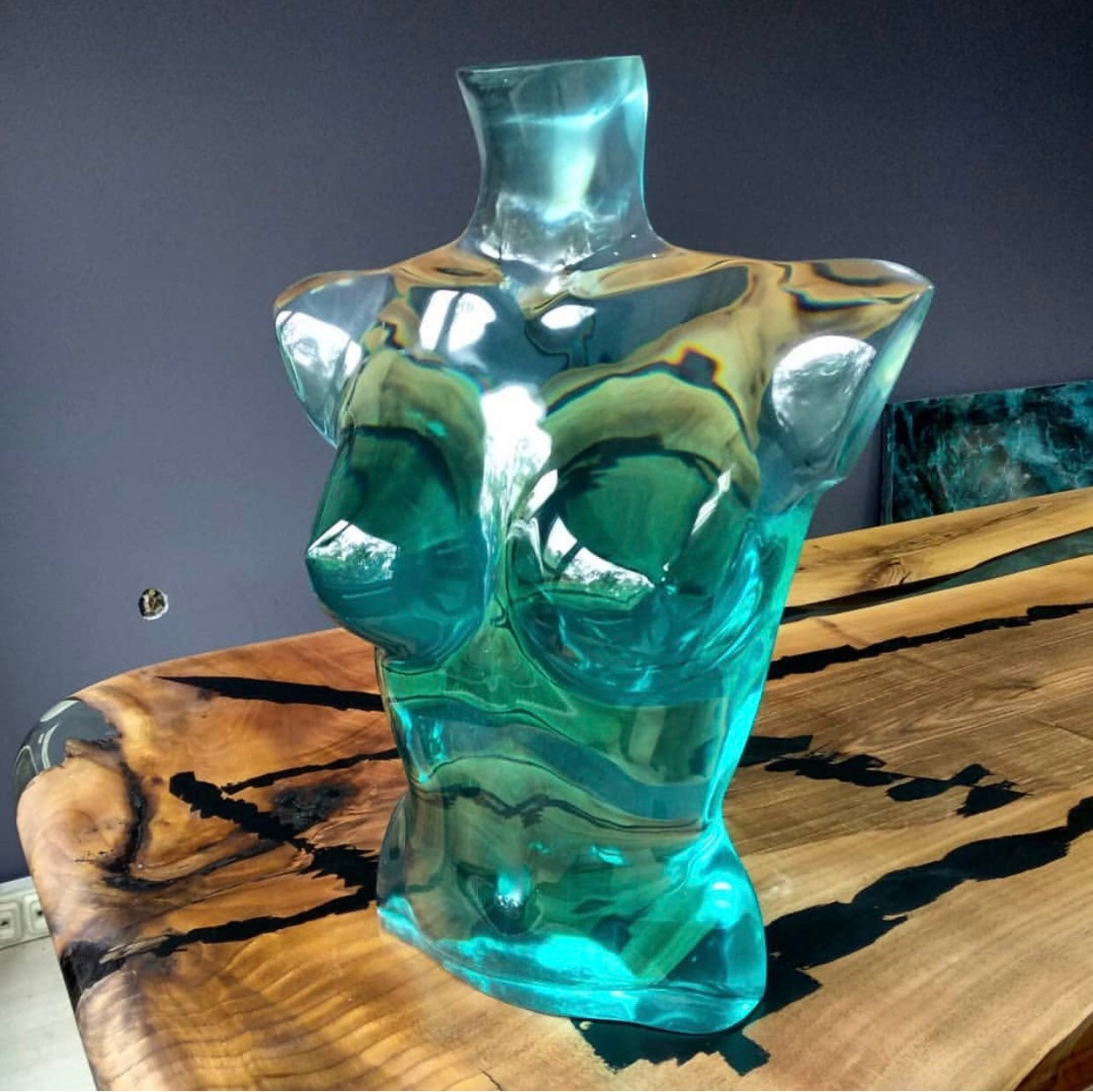 Epoxy Resin Sculpture Ultra Clear Epoxy Resin Flowers Epoxy Etsy