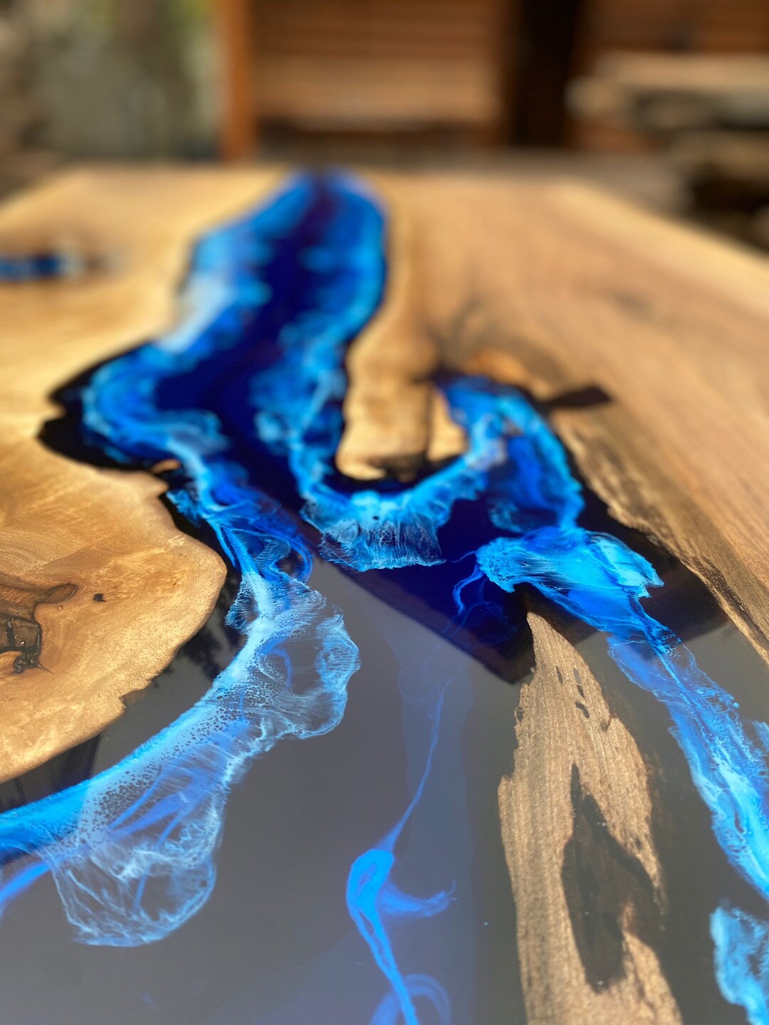 Handmade Epoxy Table, Epoxy Table, Epoxy Dining Table, Custom 60” X 33 ...