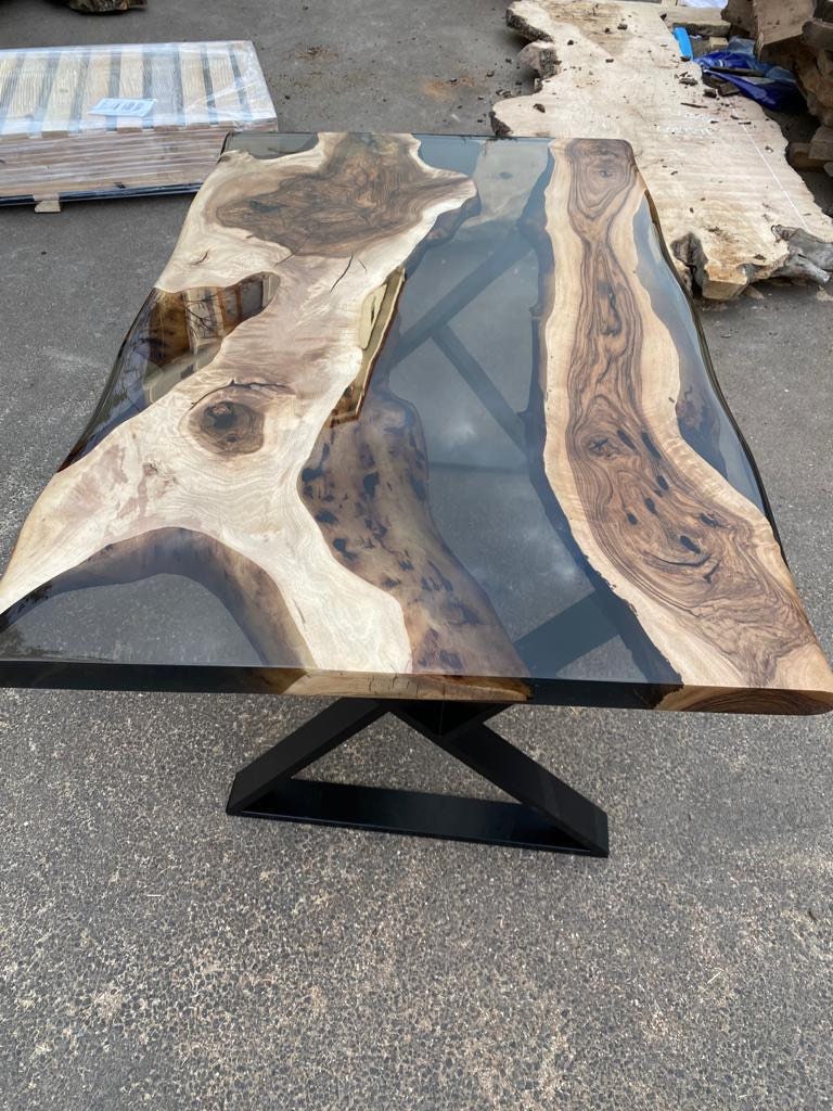 Gray epoxy table deals