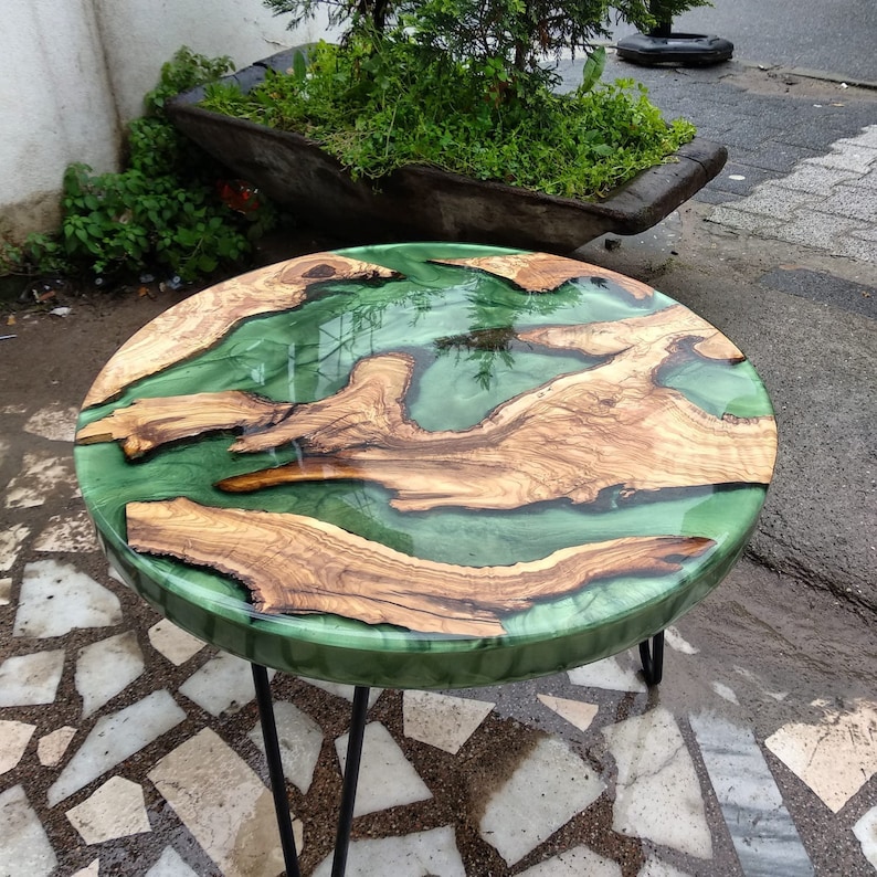 Handmade Epoxy Table Epoxy Coffee Table Walnut Epoxy Coffee Etsy