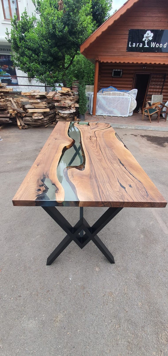 Epoxy resin timber table deals