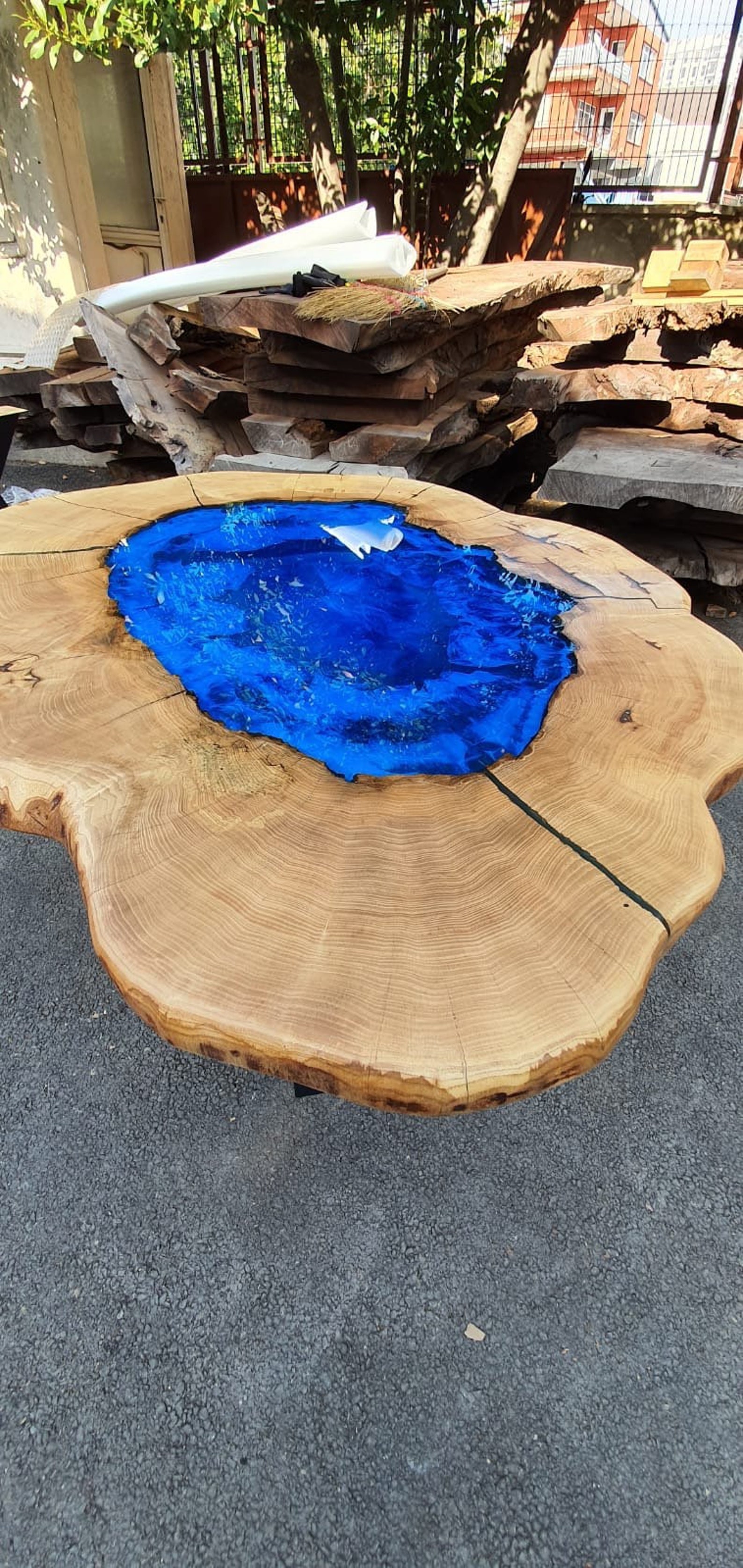 Round Dining Table Custom Coffee Table Epoxy Coffee Table Etsy